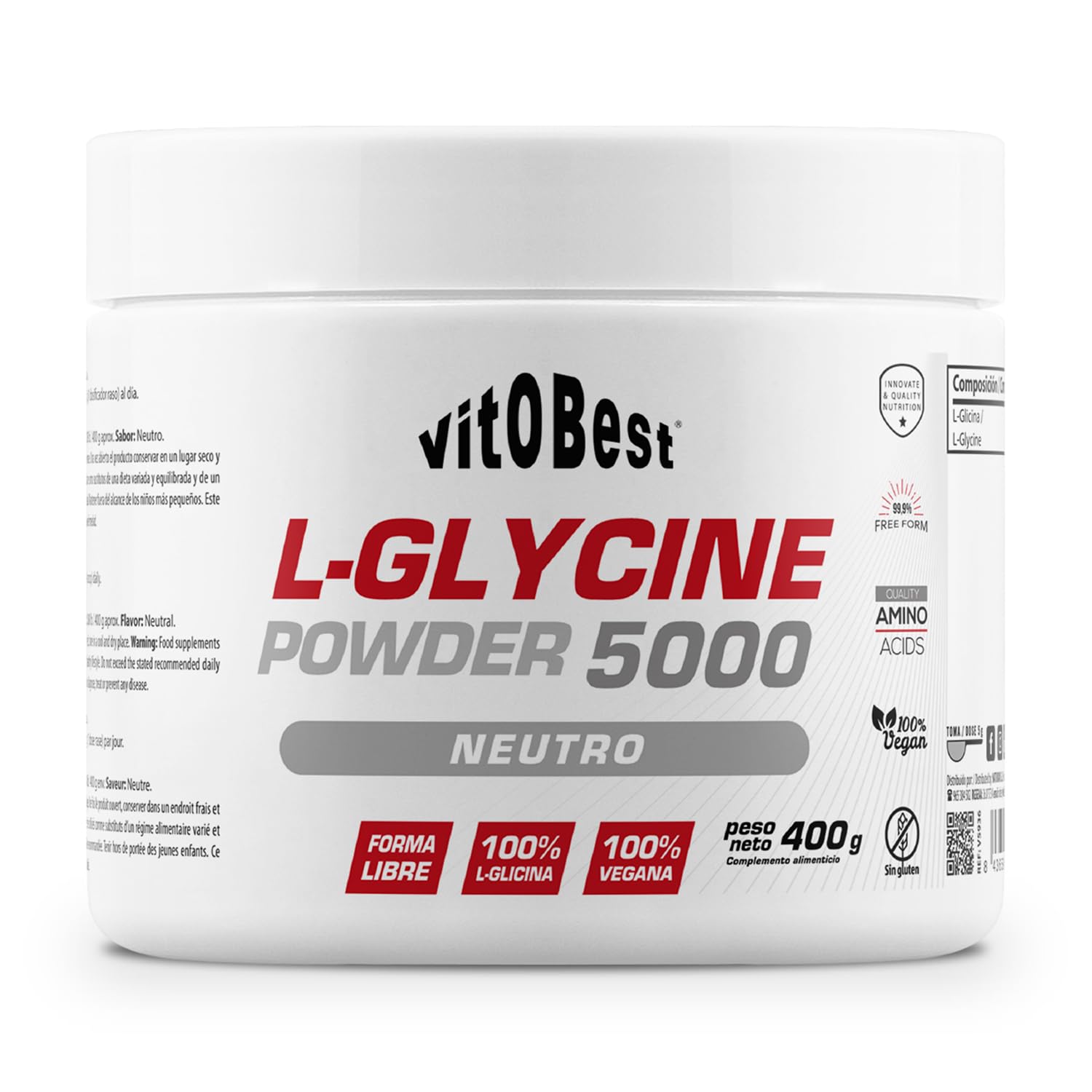 L-Glycine 5000 en Polvo - VITOBEST