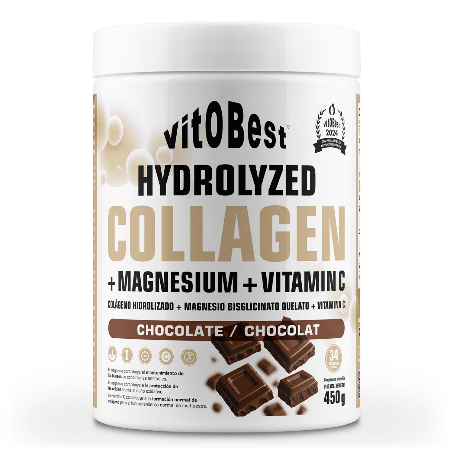 Hydrolyzed Collagen+Magnesium+Vitamin C- VITOBEST